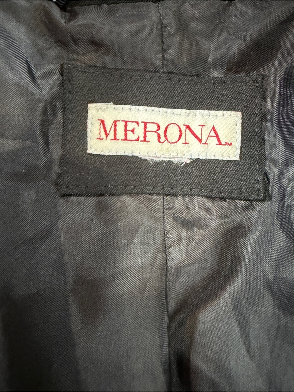 Merona Black Women's Tailored Blazer Jacket Sz XL. - Picture 3 of 7